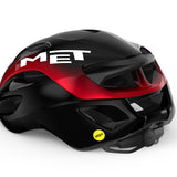 MET Helmet Rivale MIPS Black Red